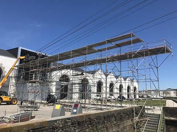 Montage et démontage d'un échafaudage à Brest